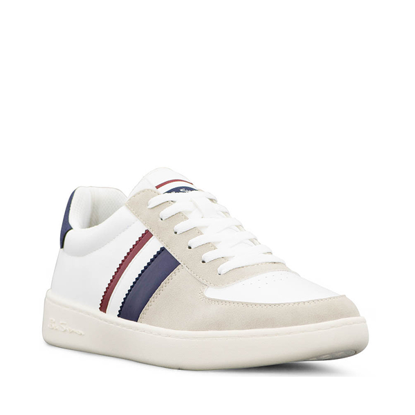 Mens Ben Sherman Hyde Oxford Sneaker - White / British Navy | Journeys