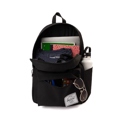 herschel backpack with bottle holder Classic a convenient front pocket with a zipper for small items Classic Backpack - Navy /