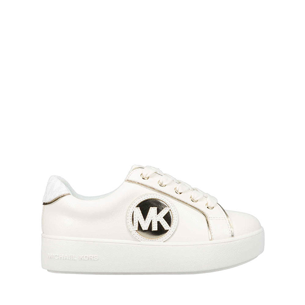 Michael Kors Jordana Poppy Platform Sneaker - Little Kid / Big Kid - White