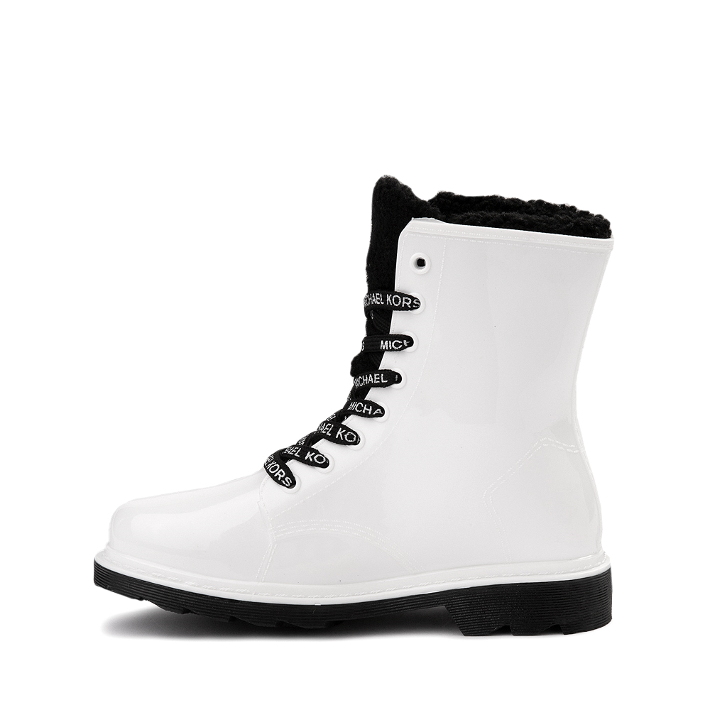 michael kors white rain boots