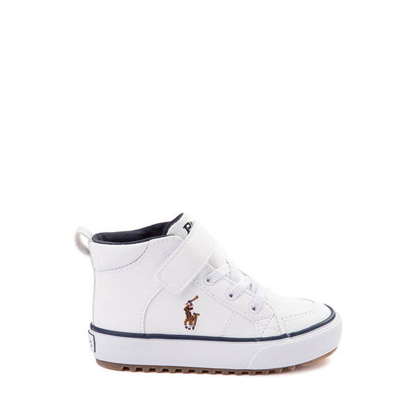 Jaxson Hi-Top Sneaker by Polo Ralph Lauren - Baby / Toddler White