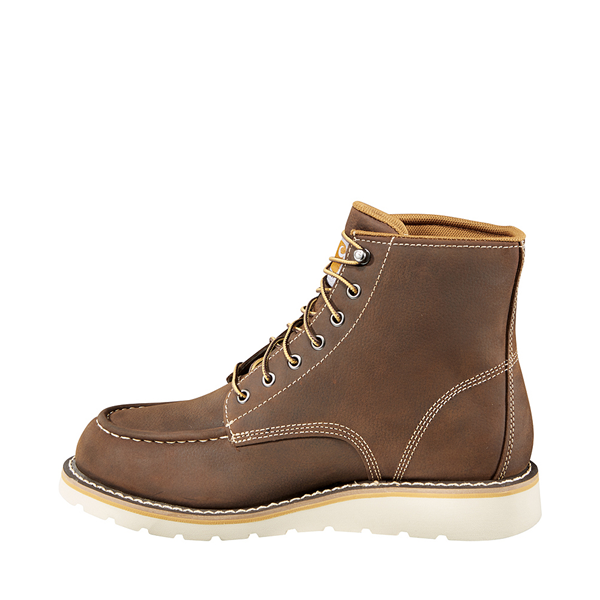 Mens Carhartt® Waterproof 6" Steel Toe Wedge Boot - Dark Brown