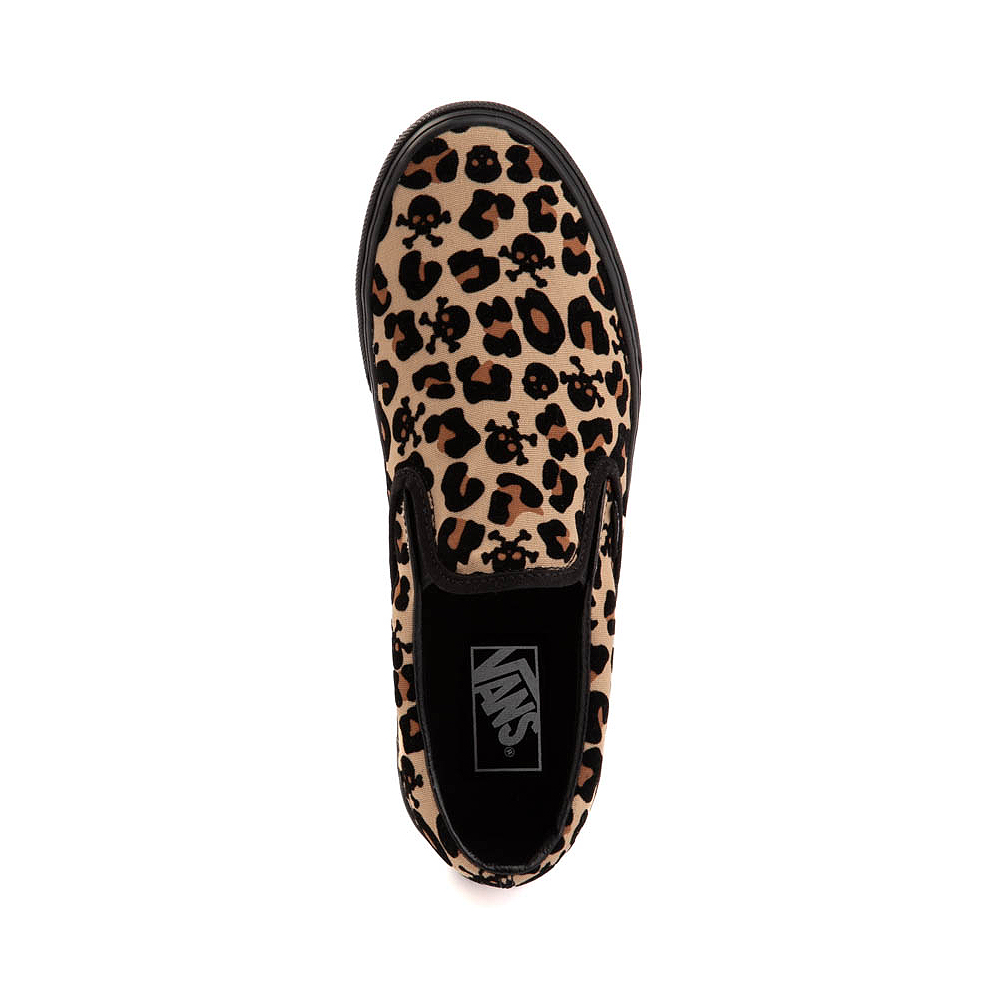 Vans Slip On Skate Shoe Leopard Skulls Journeys