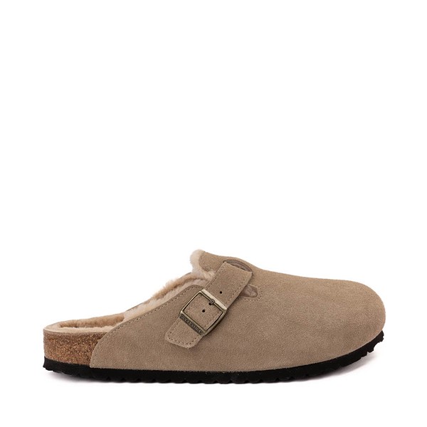 Mens Birkenstock Boston Shearling Clog - Taupe