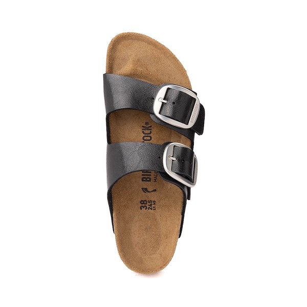 alternate view Womens Birkenstock Arizona Big Buckle Slide Sandal - BlackALT2
