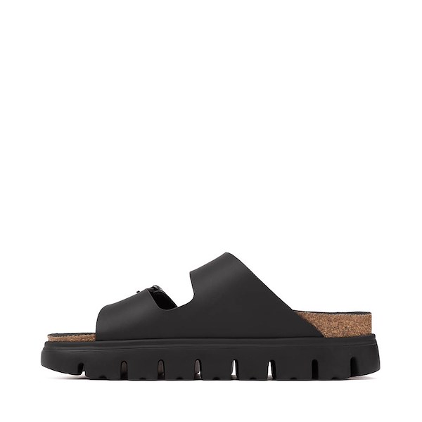 alternate view Womens Papillio by Birkenstock® Arizona Chunky Slide Sandal - BlackALT1