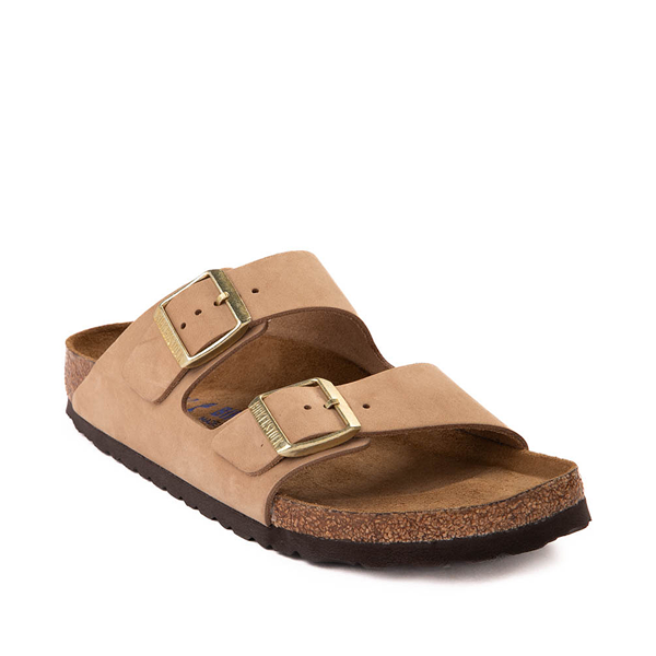 alternate view Womens Birkenstock Arizona Soft Footbed Slide Sandal - SandcastleALT5