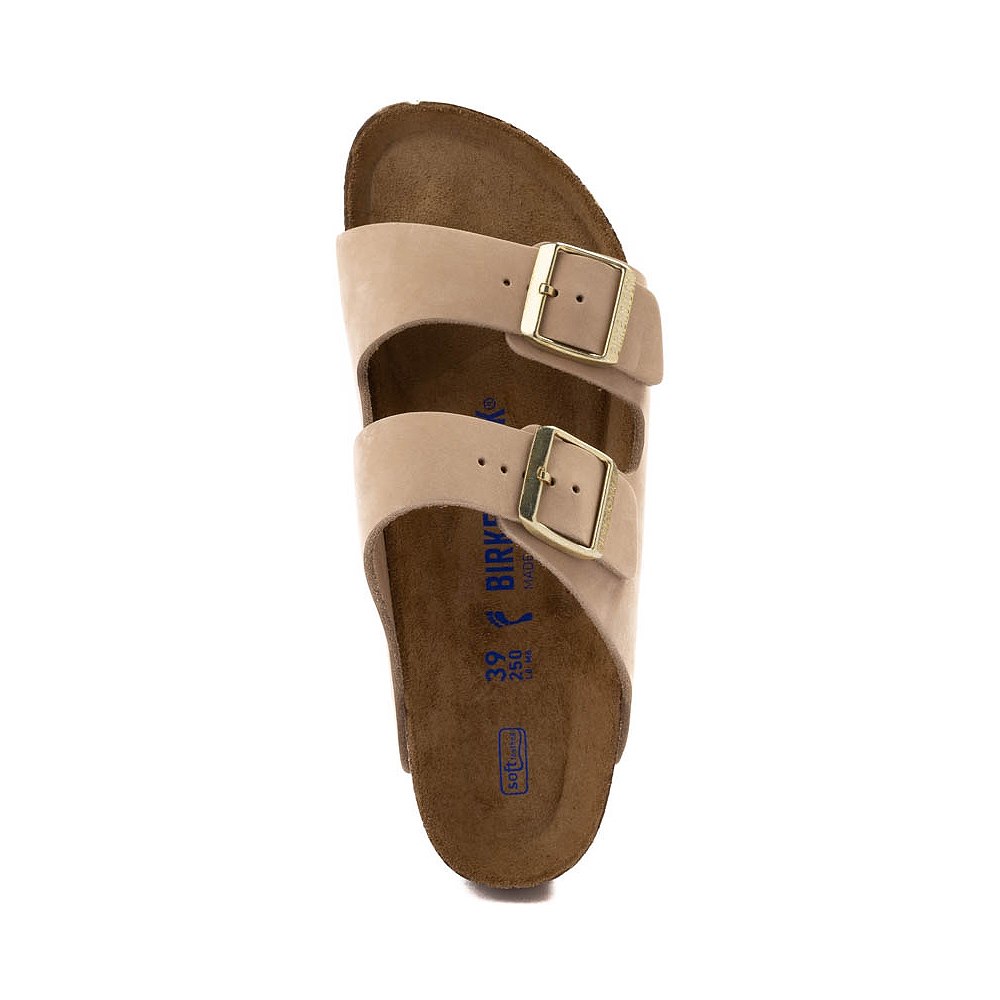 Womens Birkenstock Arizona Soft Footbed Slide Sandal Sandcastle