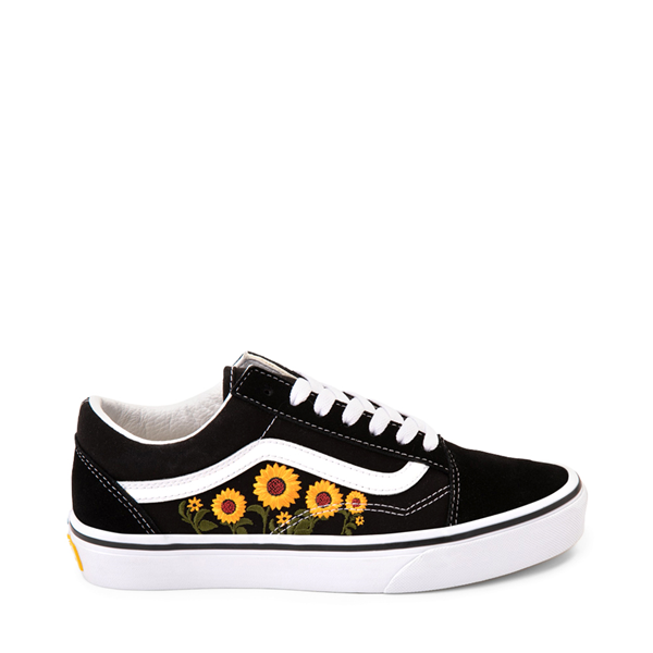 Vans Old Skool Sunflowers Skate Shoe - Black