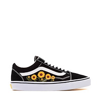 国内配送 VANS OLD SKOOL SUN FLOWER /WHITE Vans Old Skool x Sunflower Custom Handmade Shoes By Patch