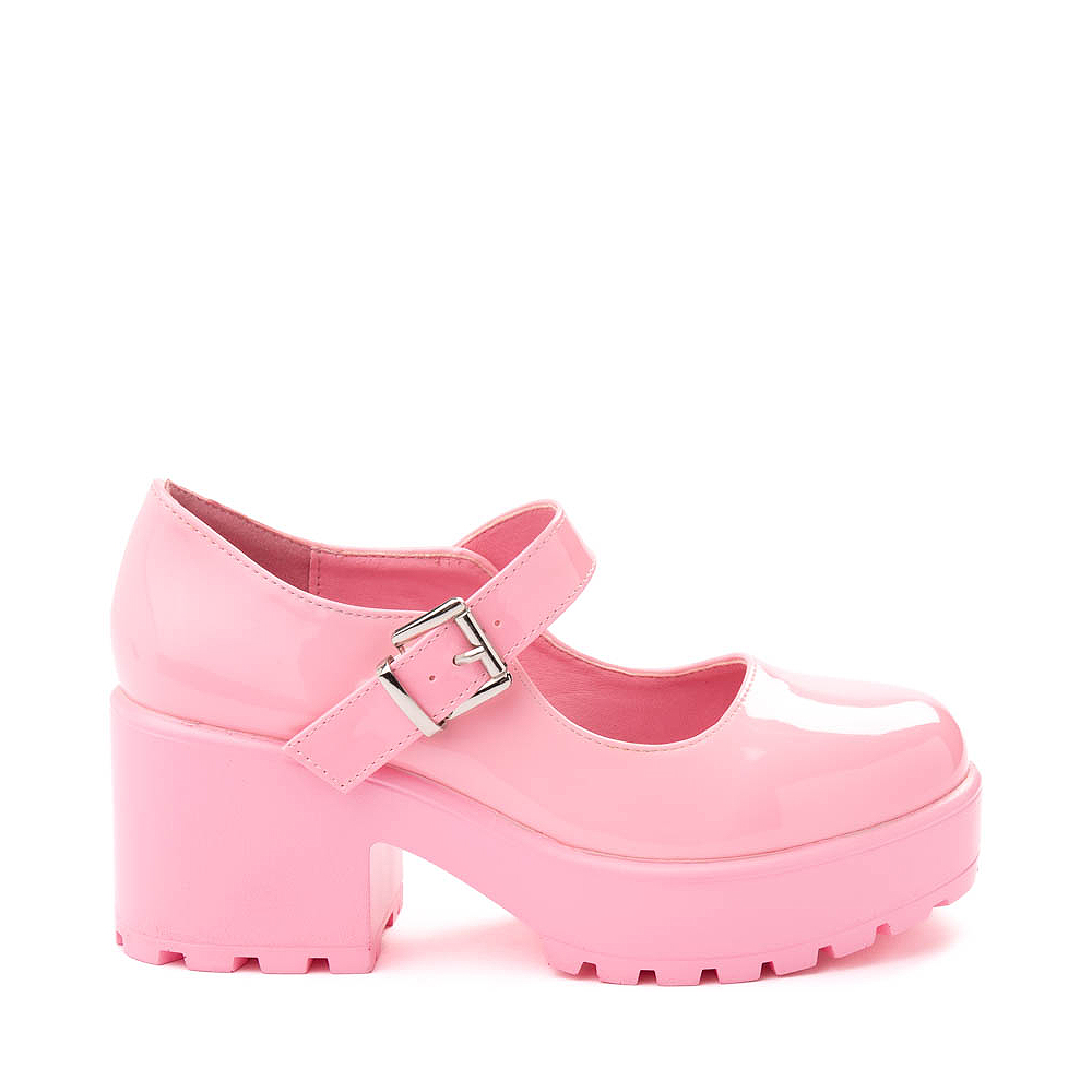 Womens KOI Footwear Tira Mary Jane Platform Casual Shoe - Pink Princess ...