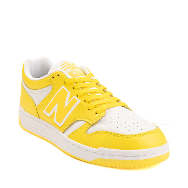 alternate view New Balance 480 Athletic Shoe - Lemon Zest / WhiteALT5