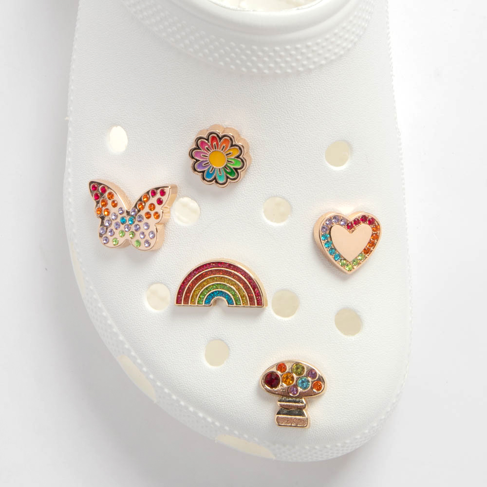 Crocs Jibbitz&trade; Rainbow Festival Shoe Charms 5 Pack - Multicolor