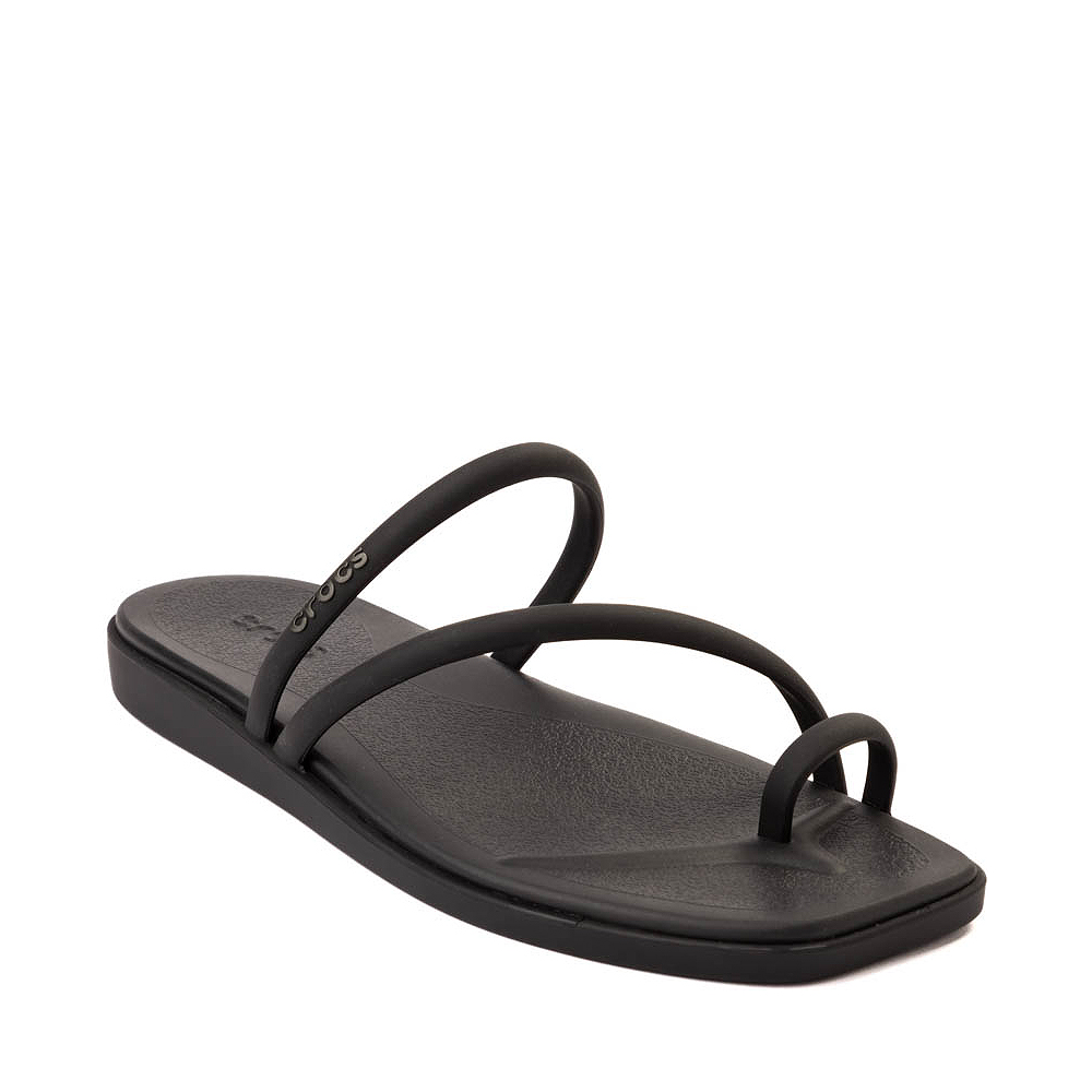 Womens Crocs Miami Toe Loop Sandal - Black | Journeys