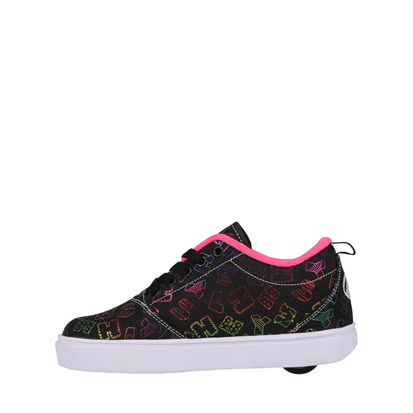 alternate view Heelys Pro 20 Prints Skate Shoe - Little Kid / Big Kid - Black / RainbowALT1