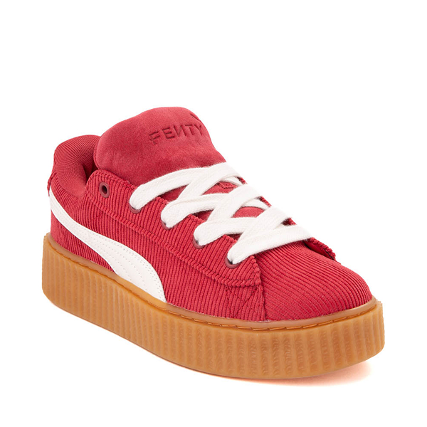 alternate view Womens Fenty x PUMA Creeper Phatty Corduroy Athletic Shoe - Red / Warm White / GumALT5