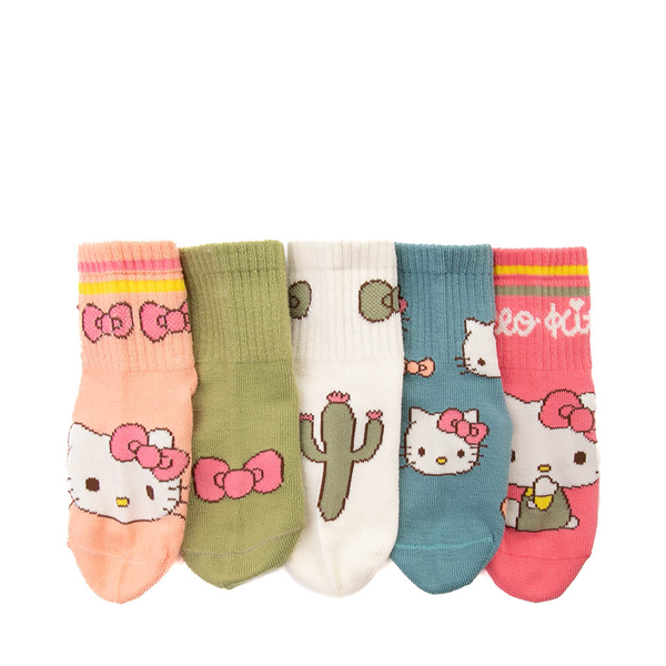 Hello Kitty® Crew Socks 5 Pack - Toddler - Multicolor