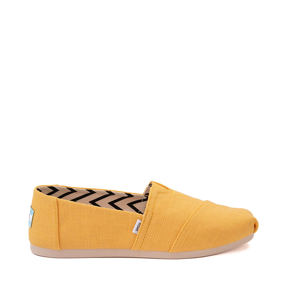 Womens TOMS Alpargata Slip-On Casual Shoe - Pineapple Yellow