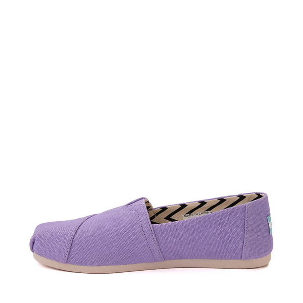 alternate view Womens TOMS Alpargata Slip-On Casual Shoe - Vintage PurpleALT1