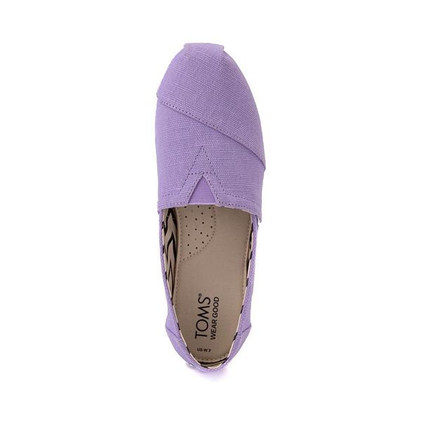alternate view Womens TOMS Alpargata Slip-On Casual Shoe - Vintage PurpleALT2