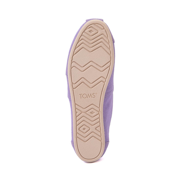 alternate view Womens TOMS Alpargata Slip-On Casual Shoe - Vintage PurpleALT3