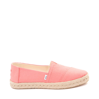 Womens HEYDUDE Wendy Slub Slip-On Casual Shoe - Pink