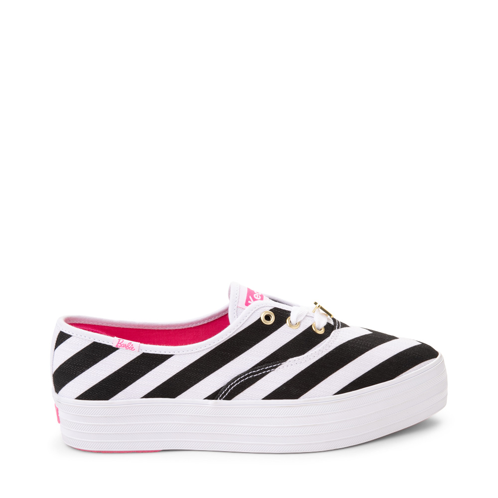 Womens Barbie&trade; x Keds Point Platform Sneaker - Black / White