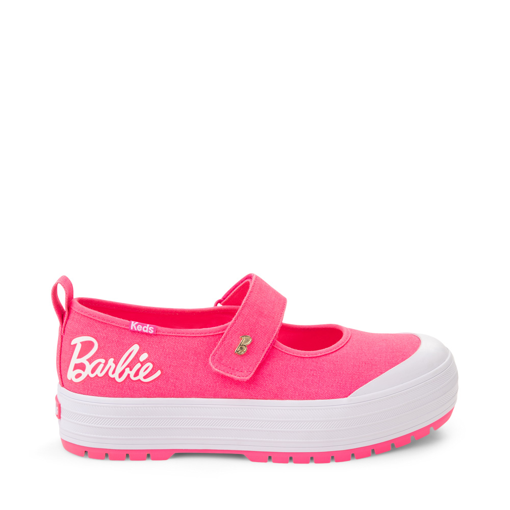 Womens Barbie&trade; x Keds Mary Jane Platform Casual Shoe - Pink