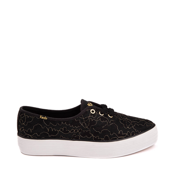 Womens Keds Point Platform Sneaker - Black