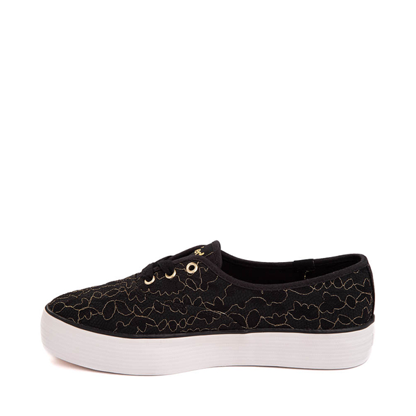 Womens Keds Point Platform Sneaker - Black