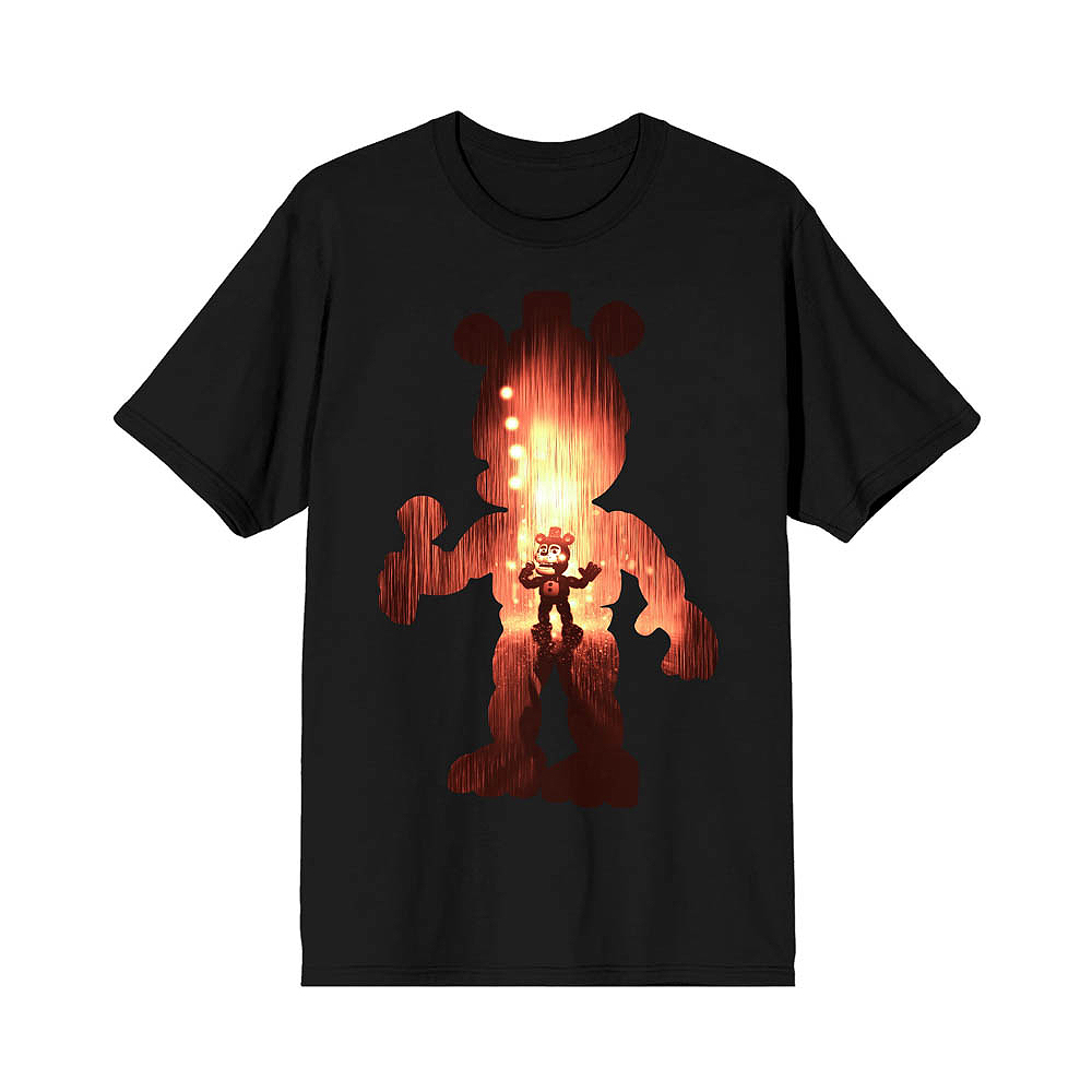 Five Nights at Freddy's Freddy Fazbear Silhouette Tee - Black