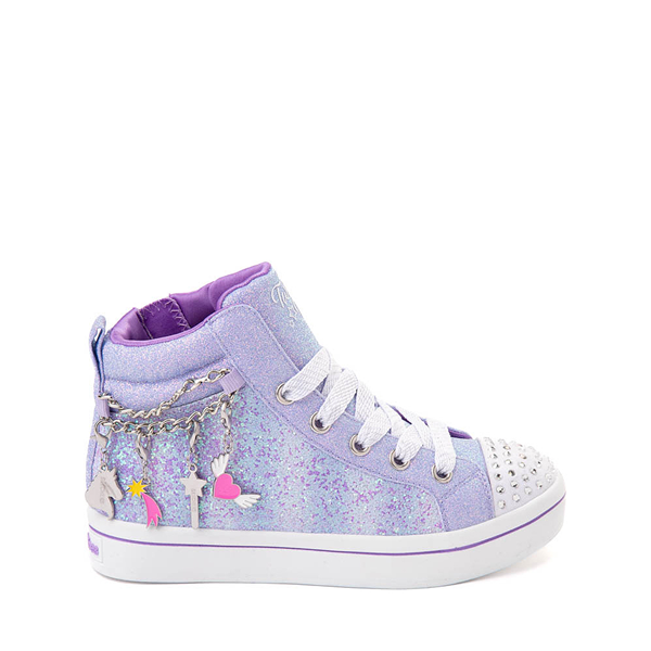 Skechers Twinkle Toes Twi-Lites Charm Glitz Sneaker - Little Kid Purple