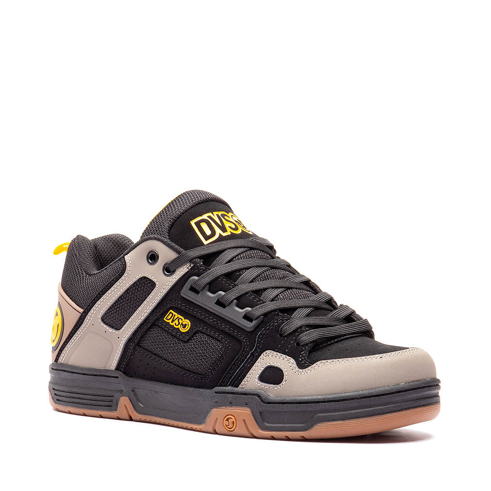 Mens DVS Comanche Skate Shoe Brindle / Black / Yellow Journeys