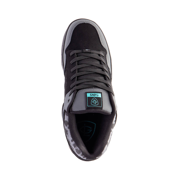 alternate view Mens DVS Enduro 125 Skate Shoe - Charcoal / Black / TurquoiseALT2