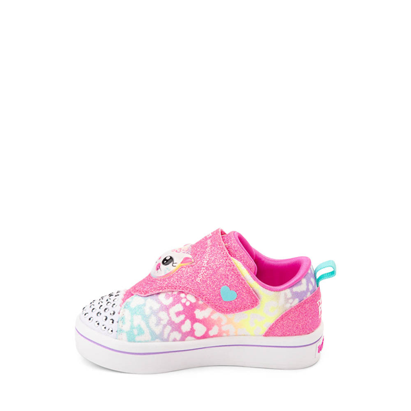 alternate view Skechers Twi-Lites Twinkle Pets Glitter Cat Sneaker - Toddler / Little Kid - PinkALT1B