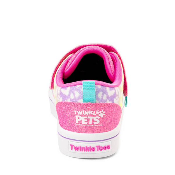 alternate view Skechers Twi-Lites Twinkle Pets Glitter Cat Sneaker - Toddler / Little Kid - PinkALT4