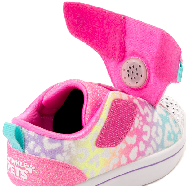 alternate view Skechers Twi-Lites Twinkle Pets Glitter Cat Sneaker - Toddler / Little Kid - PinkALT5B