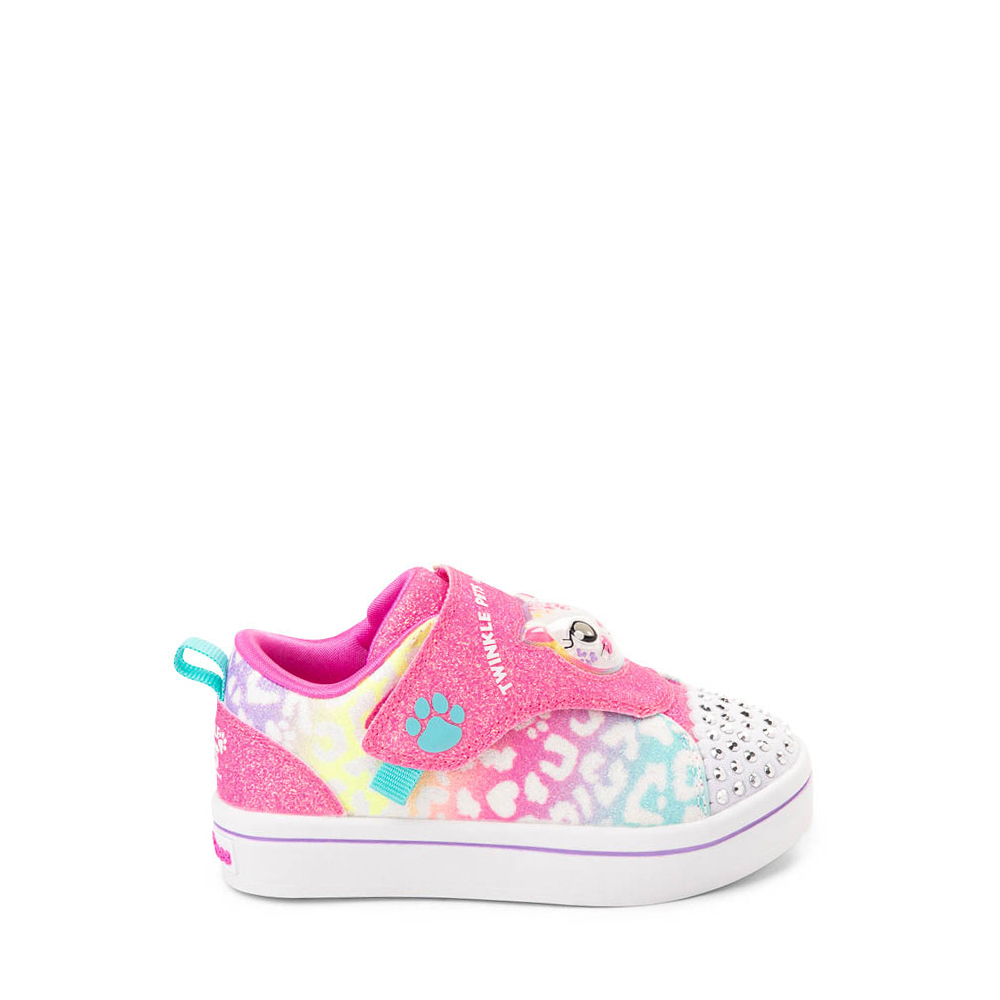 Skechers Twi-Lites Twinkle Pets Glitter Cat Sneaker - Toddler / Little Kid - Pink