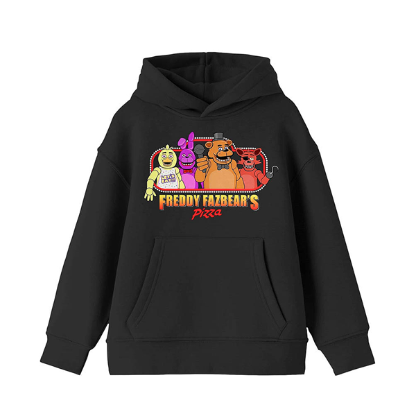  Five Nights at Freddy's Freddy Fazbear's Pizza Boy's Black Long  Sleeve Shirt-XS : Clothing, Shoes & Jewelry