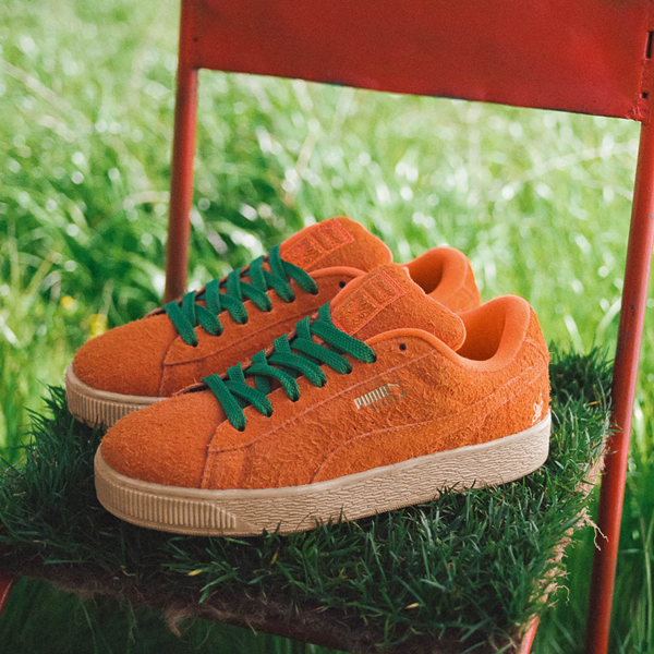 PUMA x Carrots Suede XL Skate Sneaker - Rickie Orange / Warm White