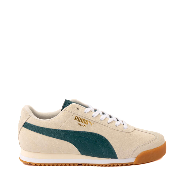 Mens PUMA Roma Athletic Shoe - Alpine Snow / Cold Green Gum