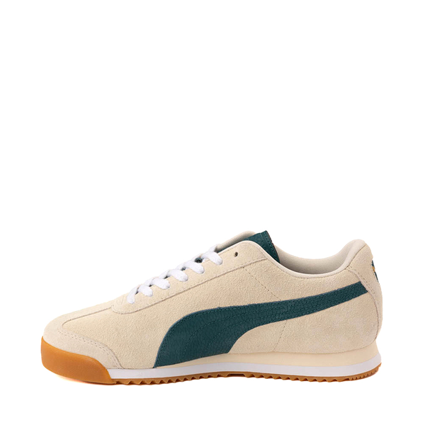 Mens PUMA Roma Athletic Shoe - Alpine Snow / Cold Green Gum