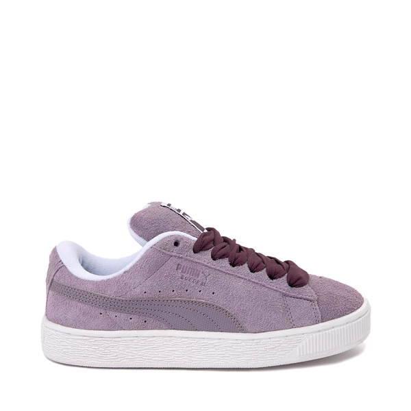 Womens PUMA Suede XL Hairy Athletic Shoe Pale Plum