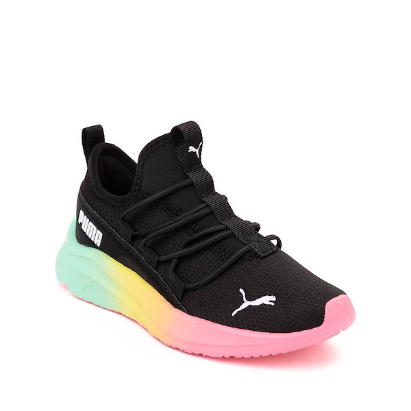 alternate view PUMA One4All Fade Slip-On Athletic Shoe - Little Kid / Big Kid - PUMA BlackALT5
