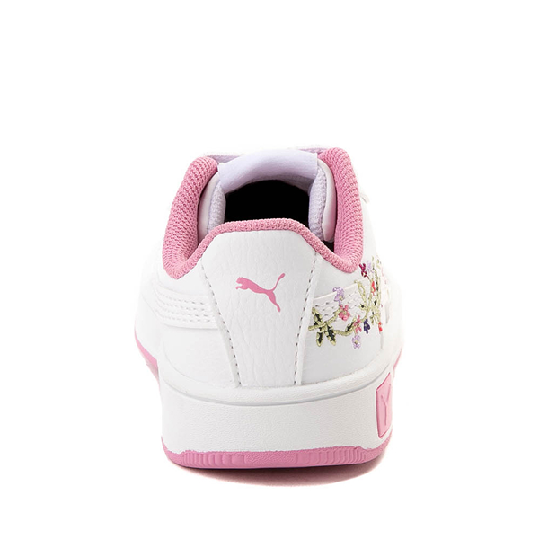 PUMA Carina Street Floral Athletic Shoe Baby Toddler PUMA White Mauved Out Journeys