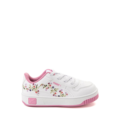 PUMA Carina Street Floral Athletic Shoe Baby Toddler PUMA White Mauved Out Journeys