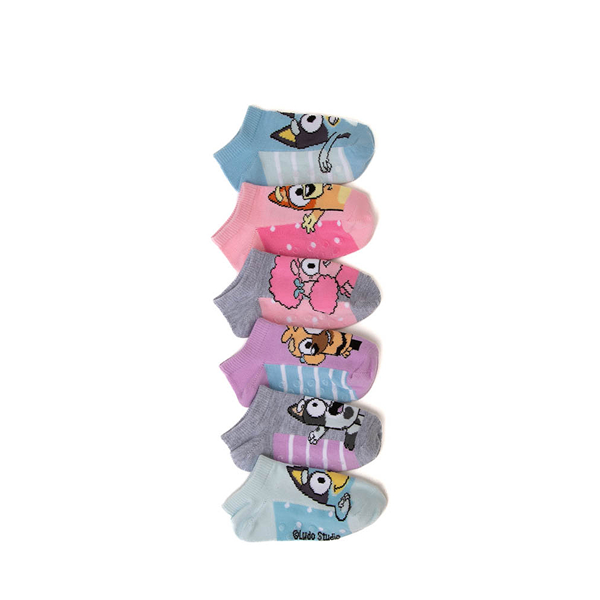 Bluey Gripper Footies 6 Pack - Toddler - Pink / Multicolor