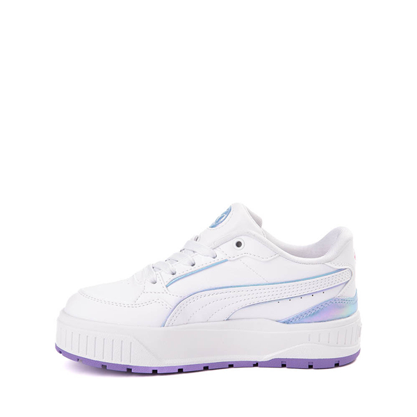 PUMA Karmen II IDOL Bouncy Sky Sneaker - Little Kid / Big White Lavender Alert