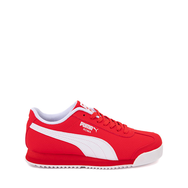 All red athletic fashion shoes