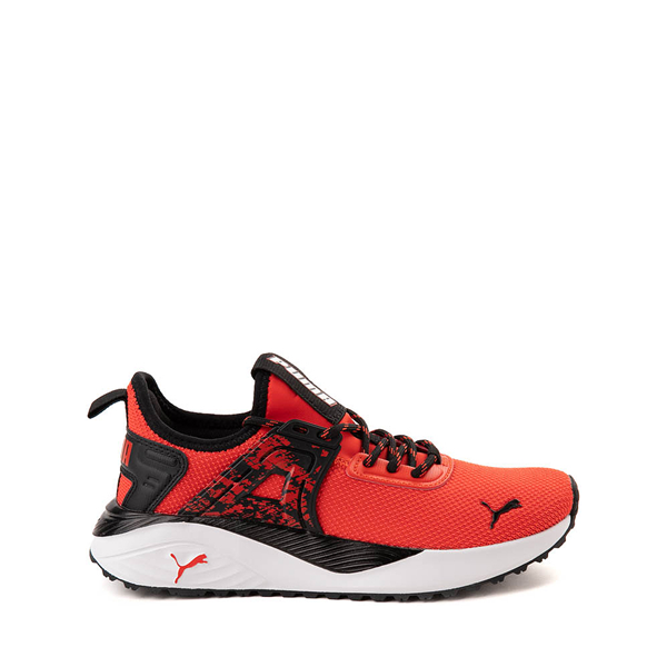 PUMA Pacer 23 Hot Shot Athletic Shoe - Big Kid Red / Black